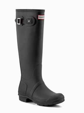 Hunter Original Tall Rain Boots - Black 10F